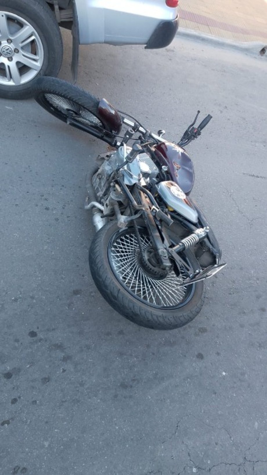 Un menor fue hospitalizado tras un siniestro vial
